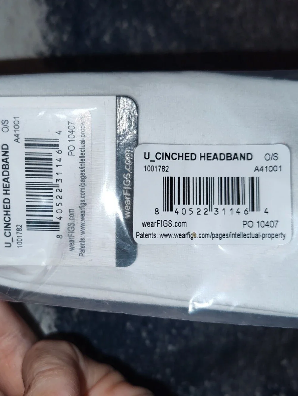 NWT Figs Headband Optic White
